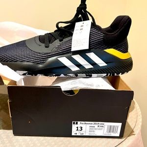 Adidas Pro bounce low, size 13 Mens, Black